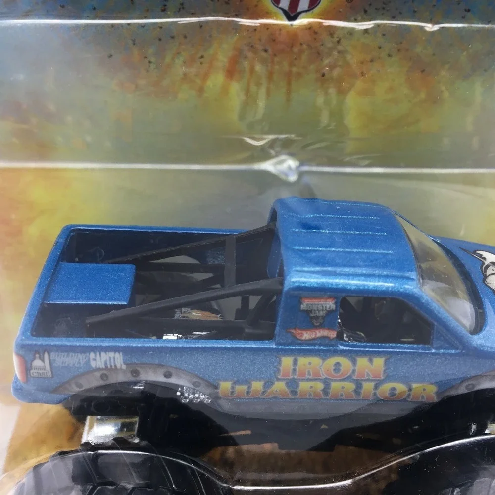 Hot Wheels Monster‎ Jam SHOXX IRON WARRIOR Ford F-150 Monster Truck Blue 1/64